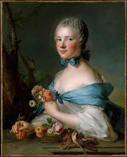 Portrait of a Woman, Called the Marquise Perrin de Cypierre - Jean Marc Nattier - 1753